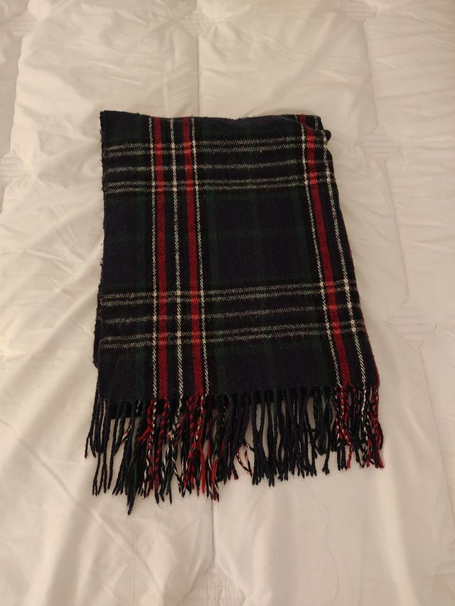 Bufanda unisex cuadros 171cm