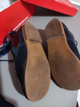 Zapatos inglesitos azul marino talla 25 