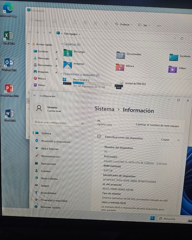 Ordenador DELL Optiplex 3010 I5