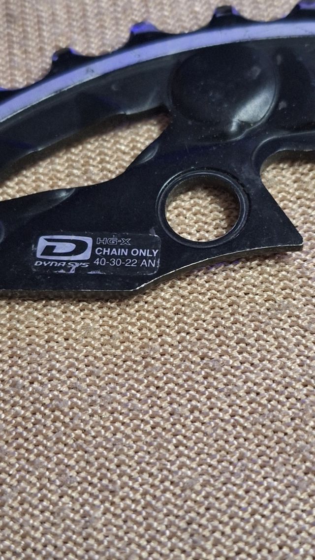 2 plato de bici 22 y 40 dientes