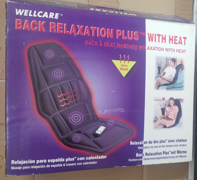 Massajador e aquecedor eletrico costas- Wellcare