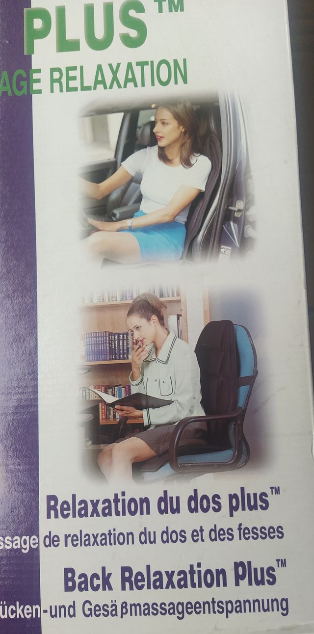 Massajador e aquecedor eletrico costas- Wellcare