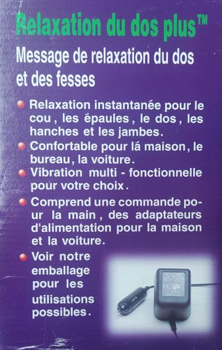 Massajador para costas, nadegas e pernas- Wellcare