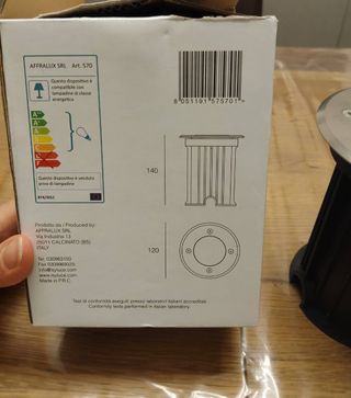 Faretto da incasso calpestabile