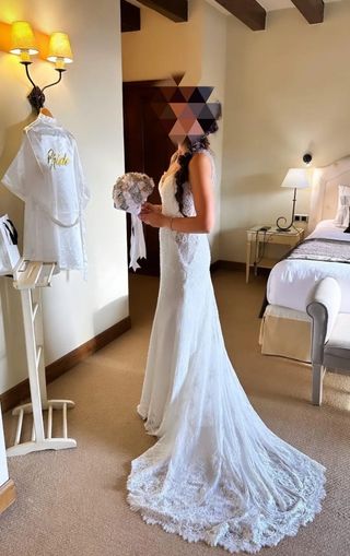 Vestido de novia pedrería ALMA/ ROSA CLARÁ