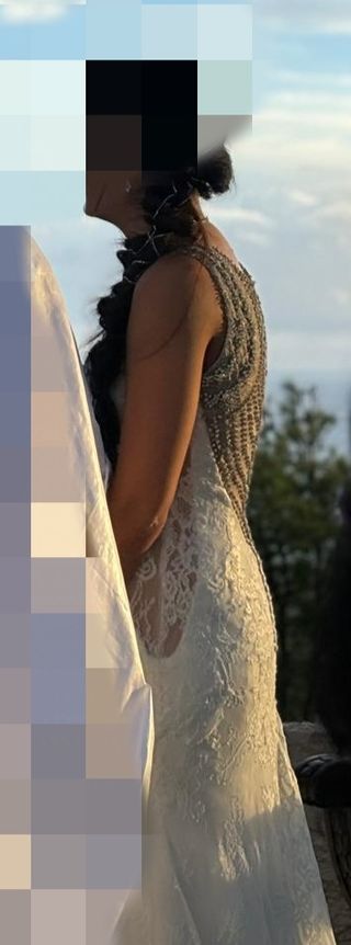 Vestido de novia pedrería ALMA/ ROSA CLARÁ