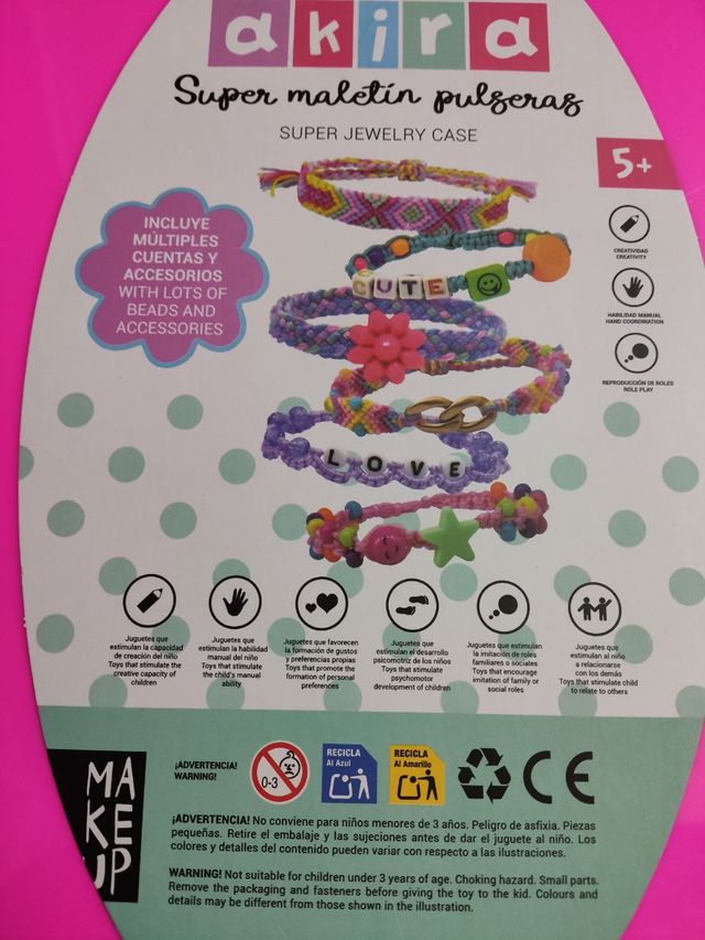 Supermaletin de pulseras nuevo