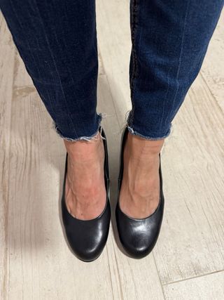 Zapatos piel tacon