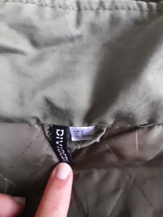 Parka en color verde H&M