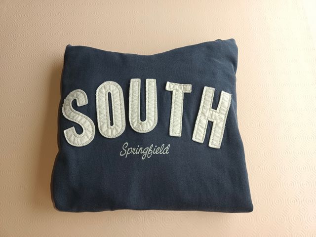 Sudadera Springfield azul con capucha XL/XXL