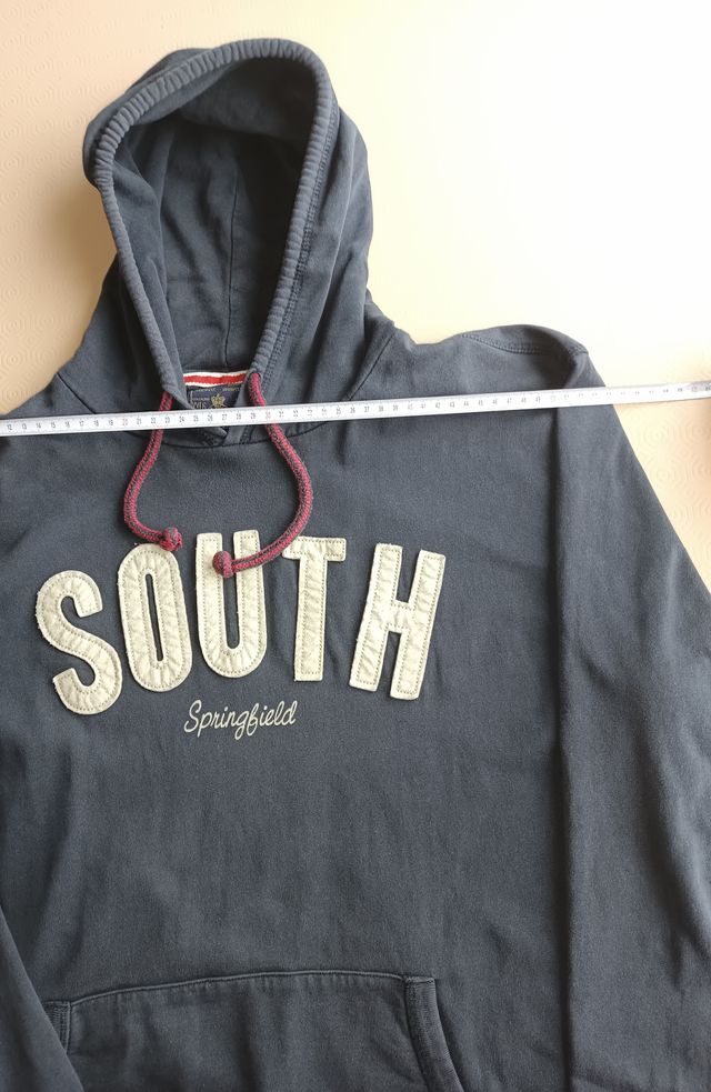 Sudadera Springfield azul con capucha XL/XXL