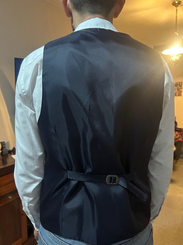 Lote chaquetilla corbata y pañuelo