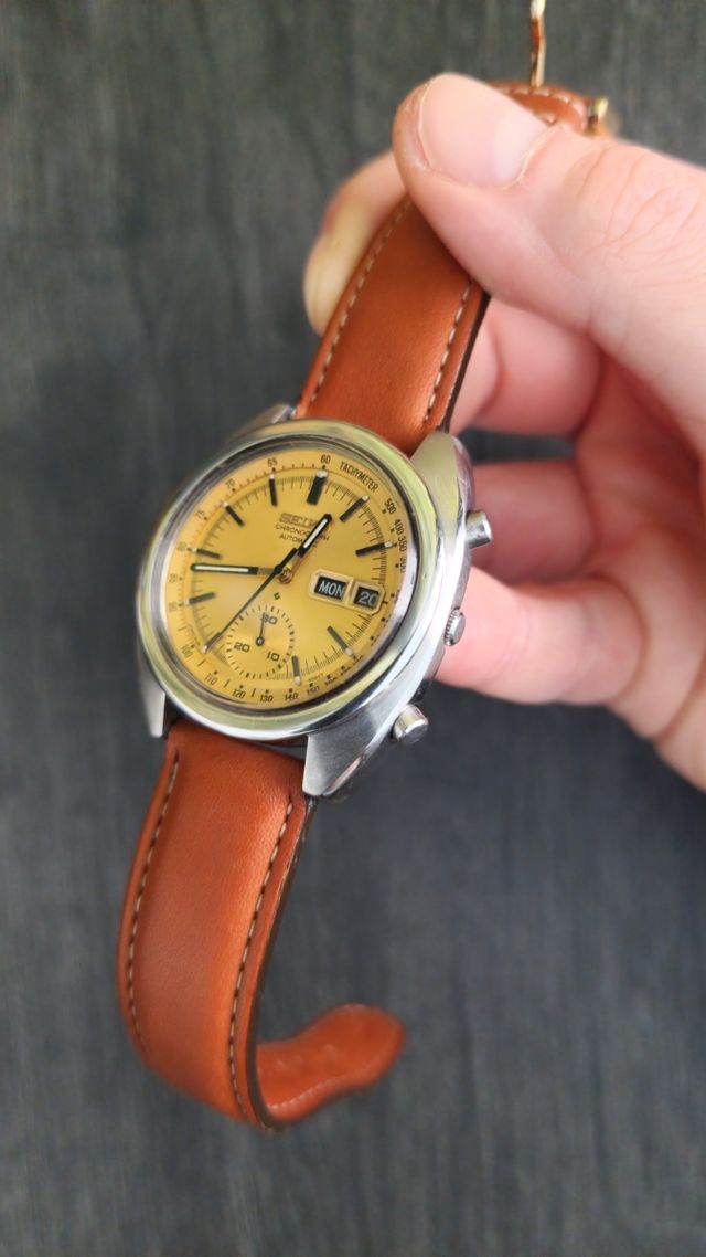 Reloj Seiko 6139 6013 cronógrafo automático 1969
