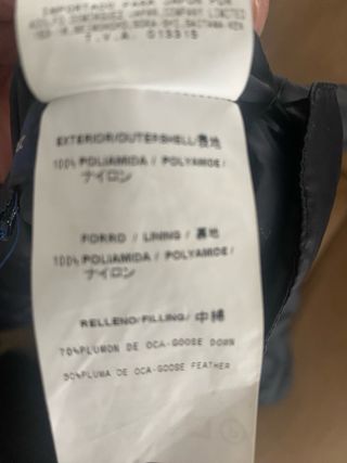 Chaqueta plumifero