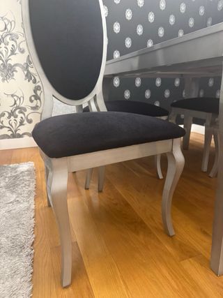 Mesa salón y sillas