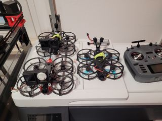 Custom build sub250 cinewhoop <13min flight time