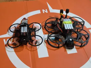Custom build sub250 cinewhoop <13min flight time