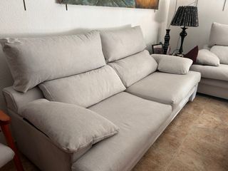 Sofas tres y dos plazas