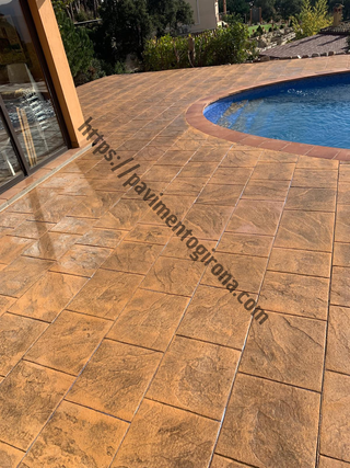 Pavimentos impresos Blanes, Lloret de Mar, etc.