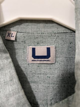 Camisa caballero, Adolfo Domínguez. Verde