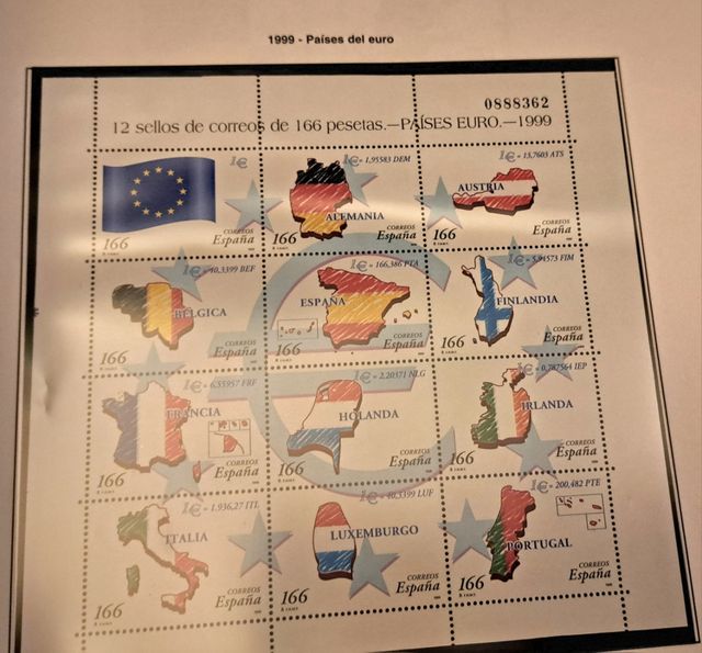 Hoja bloque países del euro