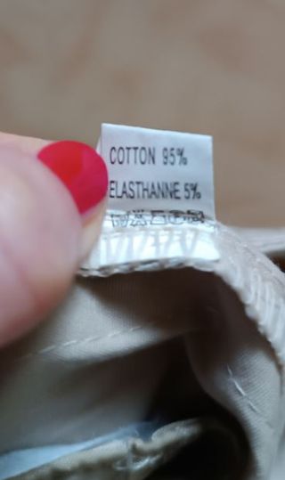 Gonna longuette cotone con bande bianche tg M-L