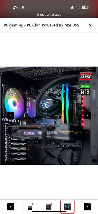 PC Gaming MSI RTX 3060 Ryzen 5 Potencia y Fluidez