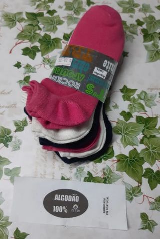 12 pares calcetines nuevos en algodón, talla 27-30