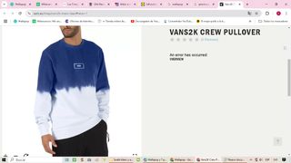 Sudadera de Hombre Vans 2K.