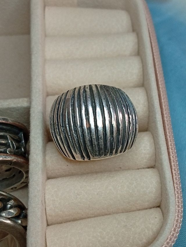 Anillo de plata mexicana 