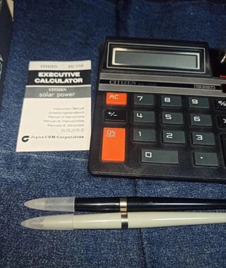 Calculadora vintage Citizen EC 110p nueva.
