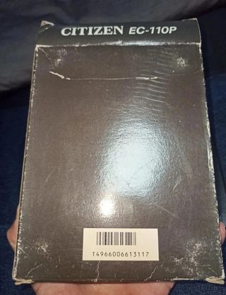 Calculadora vintage Citizen EC 110p nueva.