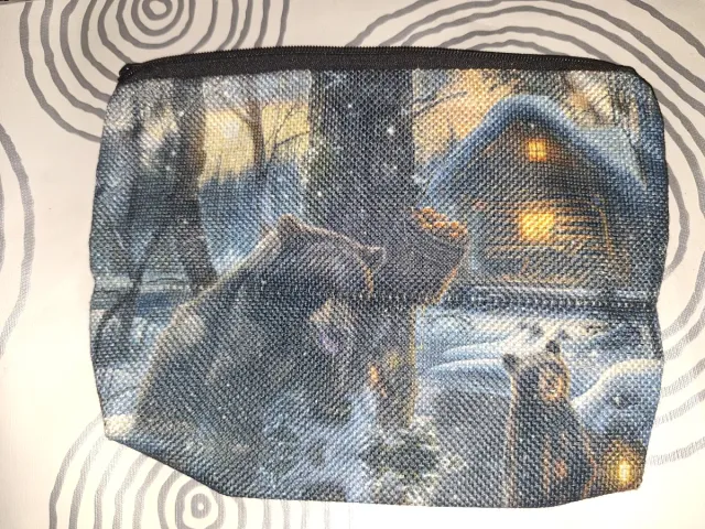 Neceser con estampado de osos