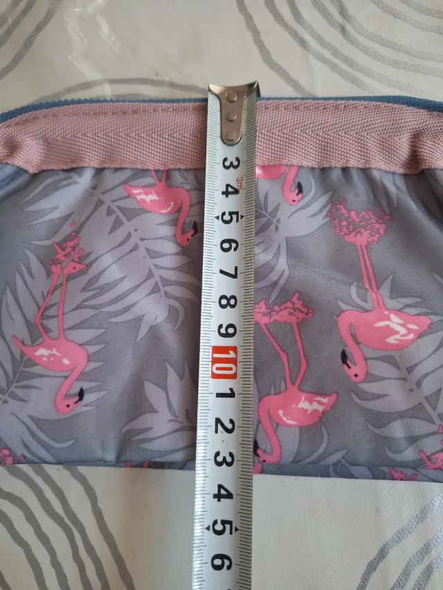 Neceser Estampado Flamencos y Hojas