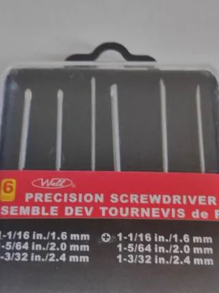 Juego destornilladores de precisión. Nuevos