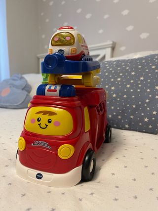 Pack Vtech. Camión bomberos y ambulanc