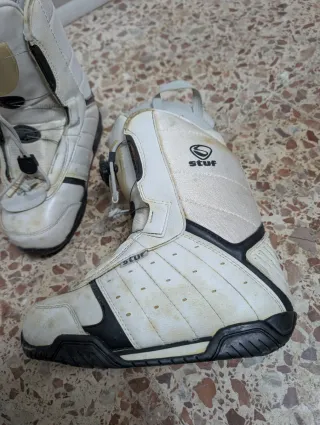 Tabla snowboard Burton y botas snow mujer