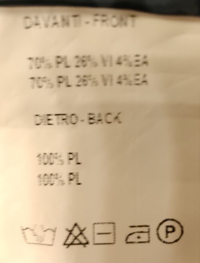 Gilet ragazzo Tandem blu 14 anni 164cm