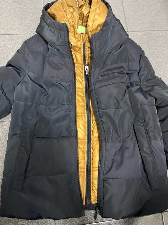 Anorak abrigo IKKS azul