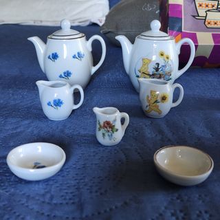 Set tazzine giocattolo Vintage anni 70