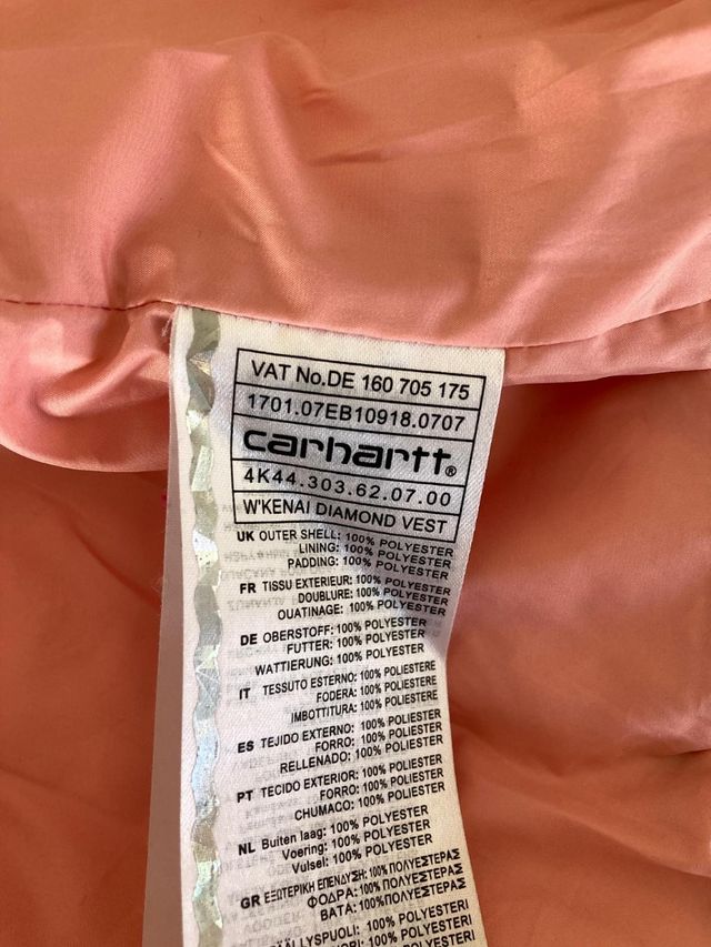 Chaleco rosa Carhartt