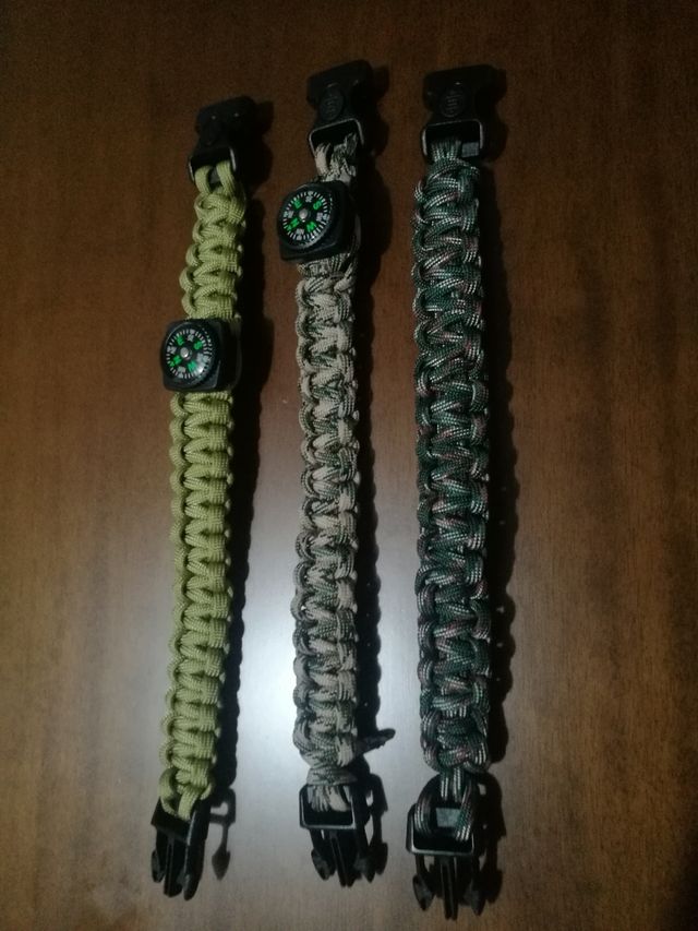 Bracciali militari paracord survival