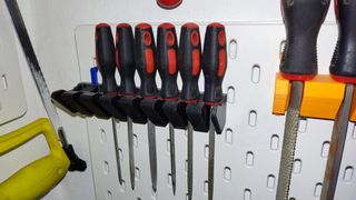 Soportes panel herramientas