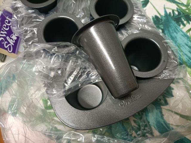 Molde para vasos de galleta