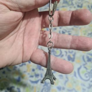 Portachiavi Parigi vintage metallo Torre