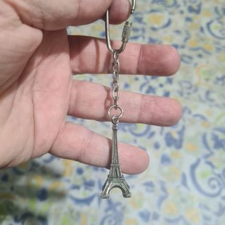 Portachiavi Parigi vintage metallo Torre
