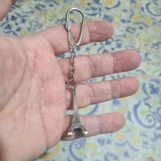 Portachiavi Parigi vintage metallo Torre