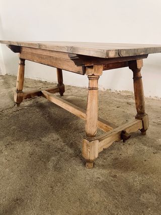 Mesa rústica antigua inglesa de preparación, 1900s