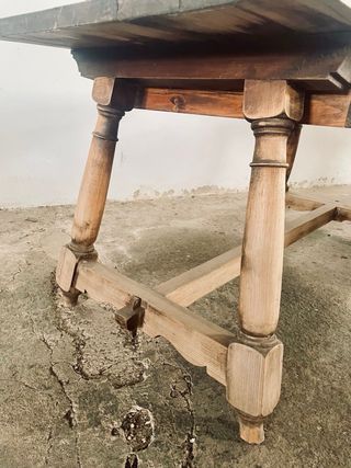 Mesa rústica antigua inglesa de preparación, 1900s