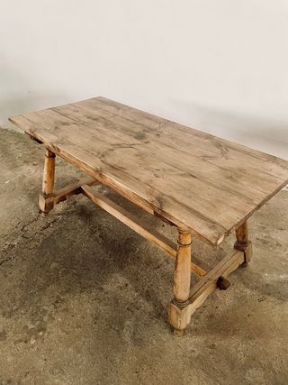 Mesa rústica antigua inglesa de preparación, 1900s